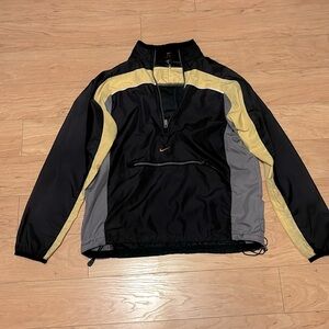 vintage nike 1/2 zip windbreaker size medium